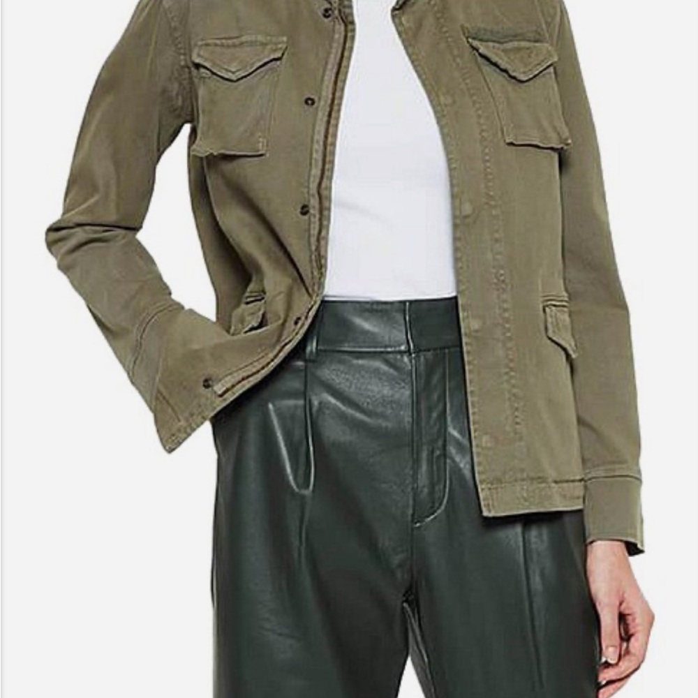 Anine Bing Olive Utility Jacket